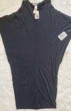 Forever 21 Charcoal Bodycon Oversized Sleeveless Mini Dress Size M New