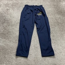 Sport-Tek Track Sweatpants Women Medium Blue Elastic Waist Active Athletic 28x29