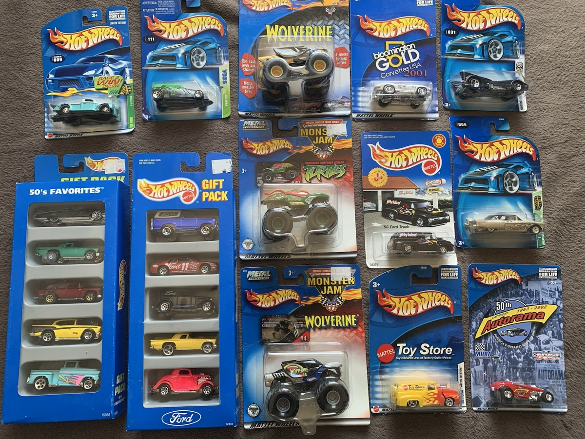 Hot Wheels Lot Of Assorted Cars 90s-2003 New Sealed