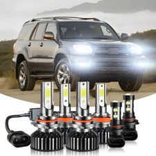 For Toyota 4Runner 2006-09 LED faros de alta y baja + luces antiniebla bombillas