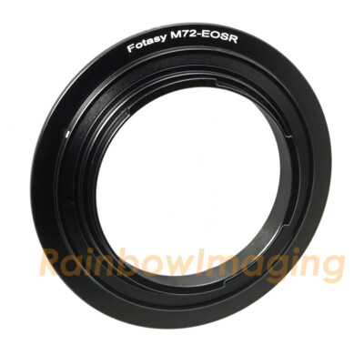 72mm Macro Lens Reverse Adapter Ring for Canon EOS R EOS R5 RP Mirrorless Camera
