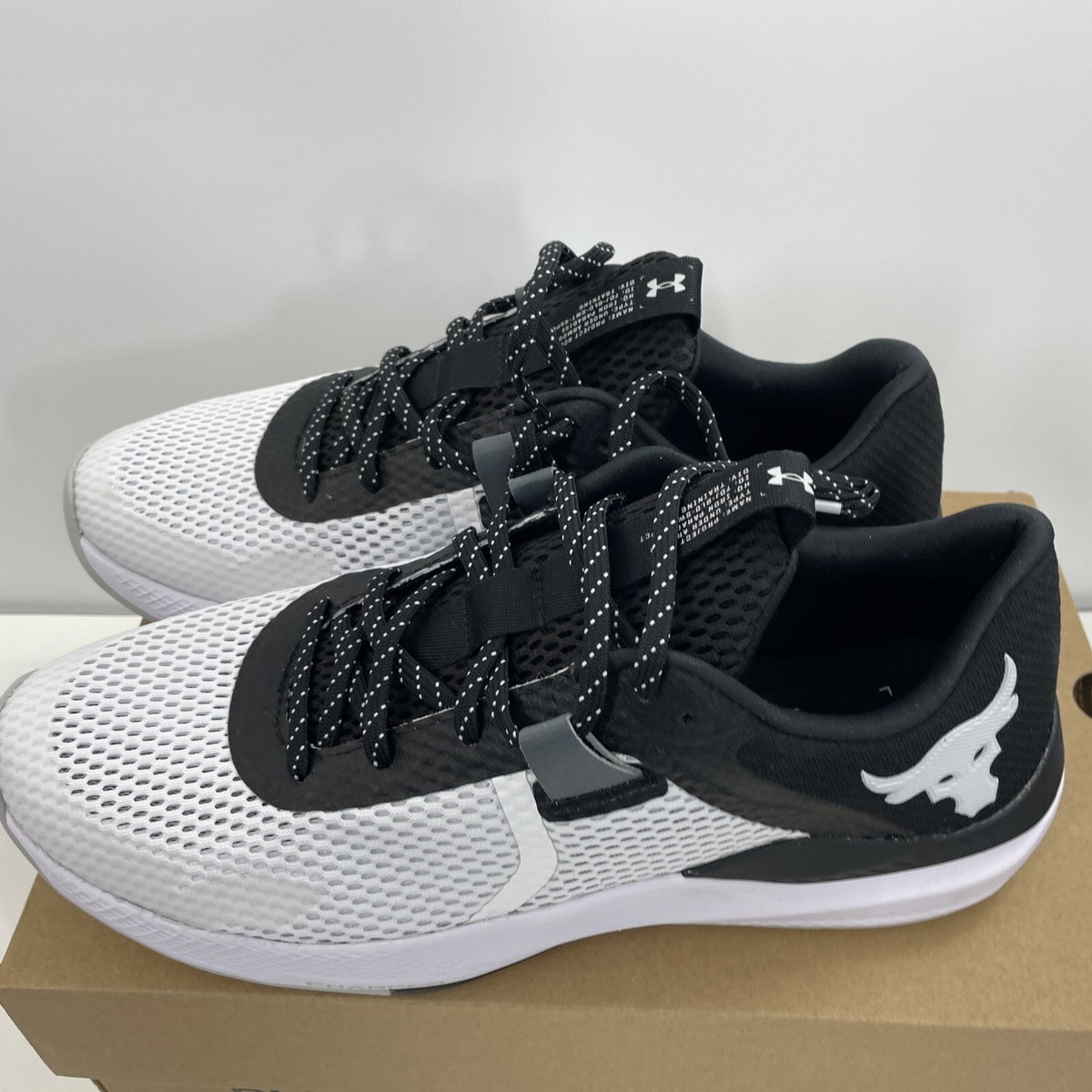 Under Armour Project Rock BSR 2 White Black Men's Training