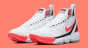 lebron 16 hot lava white