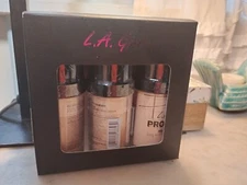3x L.A. Girl Pro Coverage Longwear Illuminating Foundation, GLM643- PORCELAIN
