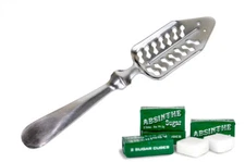 ARROWS FRENCH ABSINTHE SPOON & 10 SUGAR CUBES + FREE SHIPPING !!!