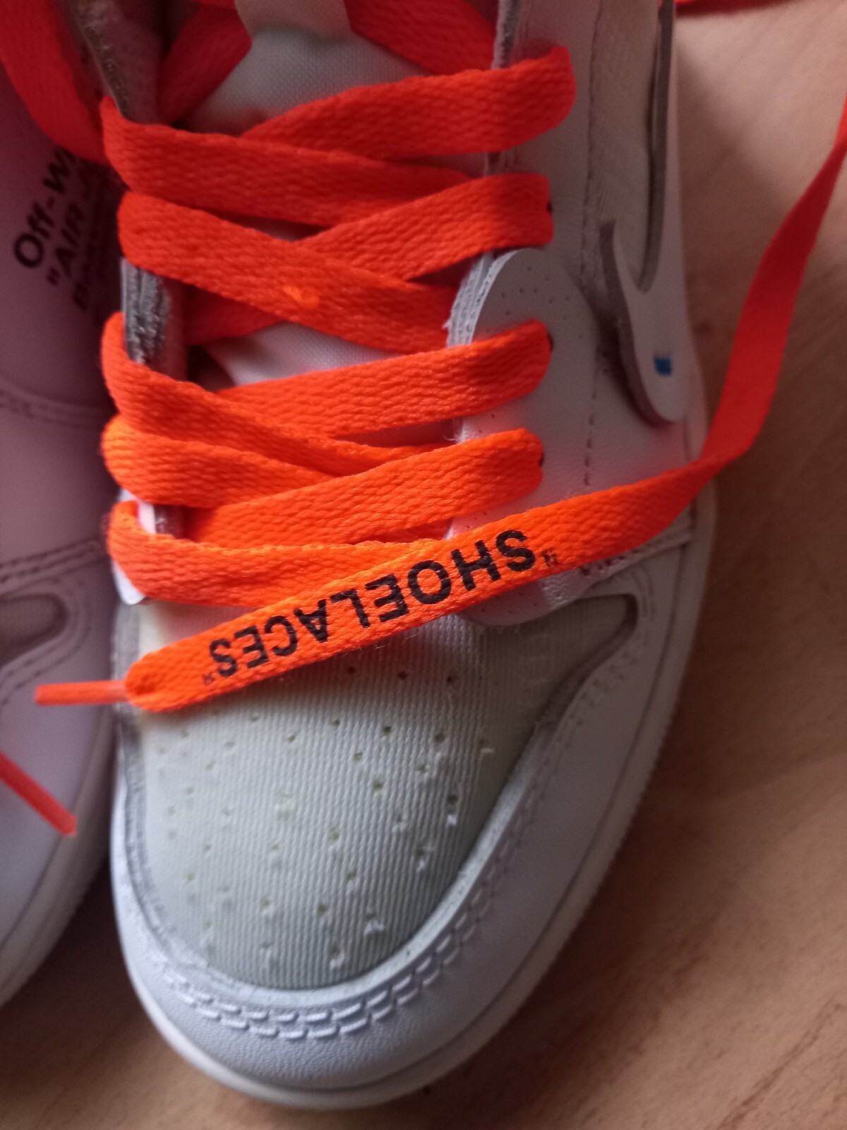 OFF WHITE X NIKE SNEAKERS NIKE X AIR JORDAN 1 ALTE SENZA PREZZO DI RISERVA BIANCHE UK4.5 DONNA AQ8296 100