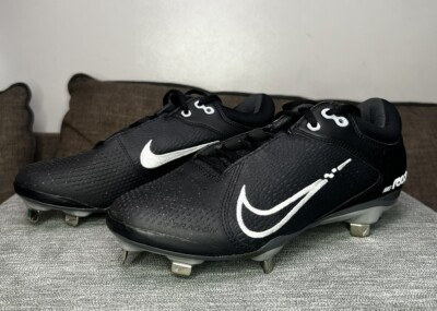 NIKE Softball Cleats Women 8 NEW Hyperdiamond 4 Elite Black CZ5917-010 Sports 