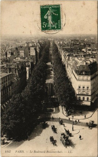 Carte Postale Ancienne Paris XXe - Boulodrome Mouchet - Scène De Vie - Années 1900