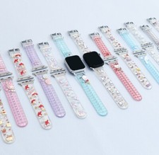 Apple Watch Band Clear TPU Strap Sanrio Character Kuromi My Melody Hello Kitty
