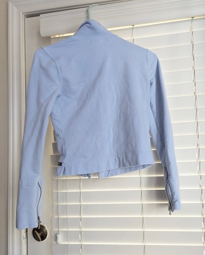 Giacca Rampage taglia S Vntg Y2K blu polvere crop zip accento - Foto 6 di 8