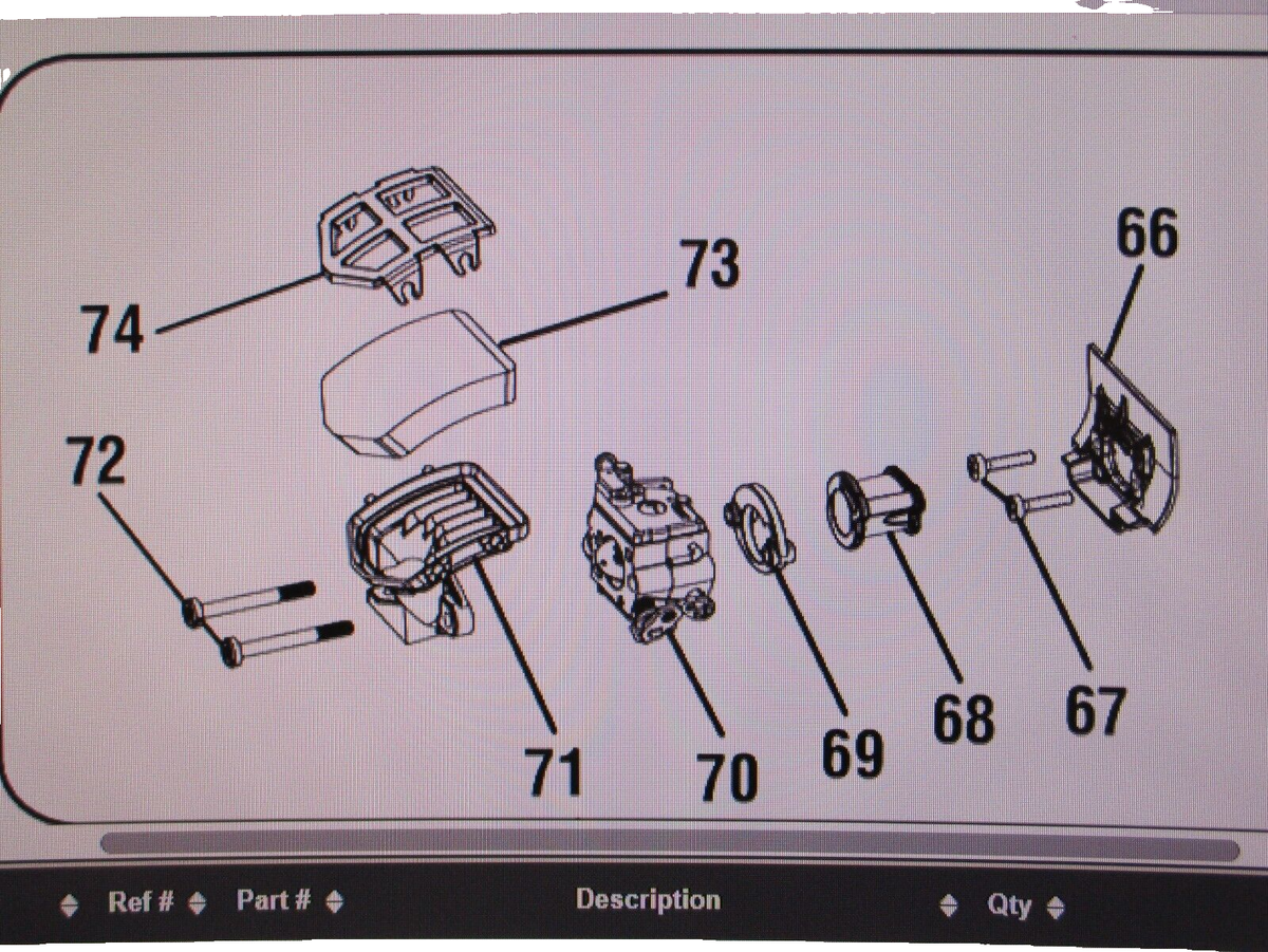 OEM ZAMA CARBURETOR + AIR FILTER ASSEMBLY for BLACK MAX CHAINSAWS