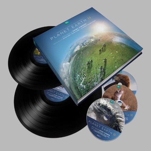 PLANET EARTH II - HANS ZIMMER - 2-LP/3-CD/DELUXE BOOK - NEW - FREE SHIPPING!