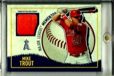 Mike Trout 2020 Topps Opening Day Mementos Relic  # MLM-MT Angels