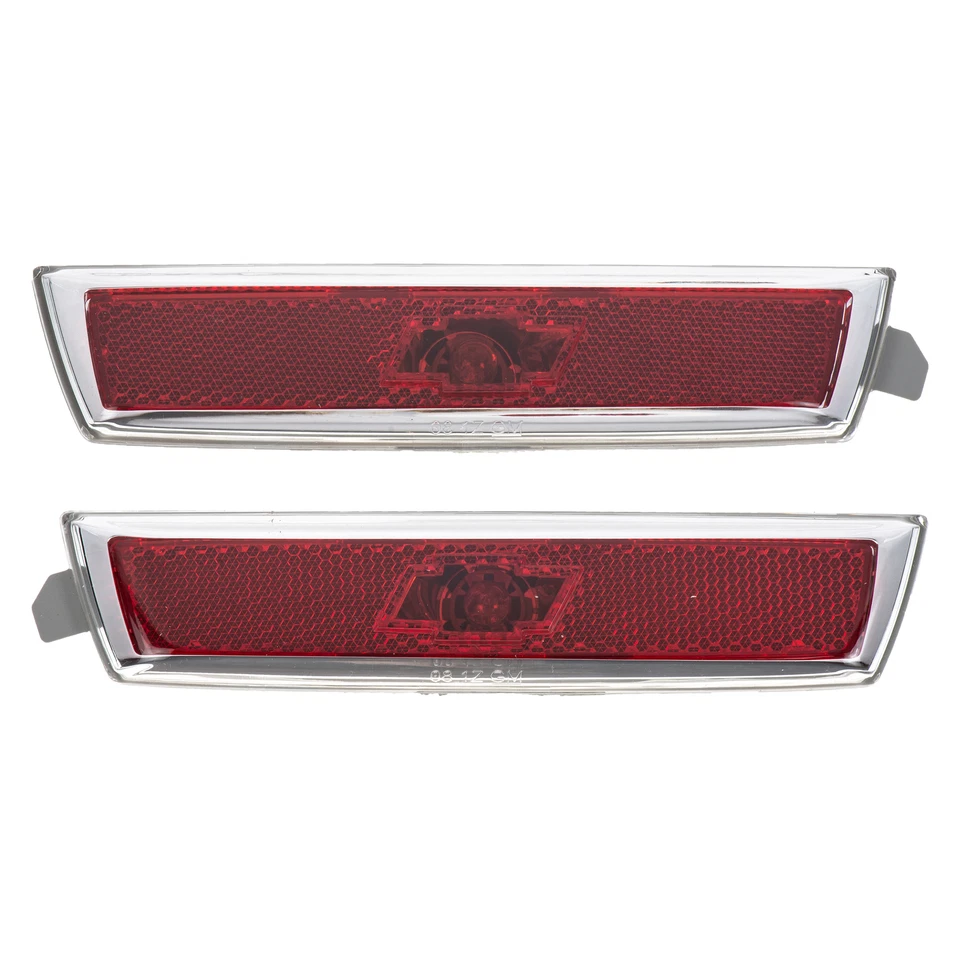 OEM NEW Rear Left & Right Side Marker Light Reflector Set 08-12 Chevrolet Malibu - Image 2 of 4