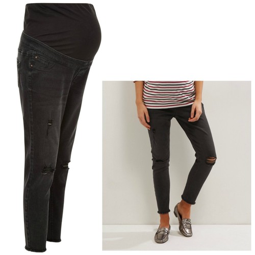 Bump Ripped Knee Jeggings Jeans Sizes 