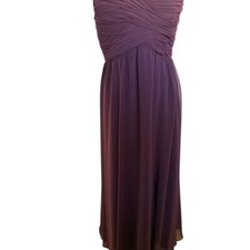 Ralph Lauren Full Length Evening Gown SZ12 Rich Plum