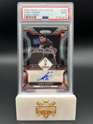 2022 Panini Prizm World Cup Signatures Cody Gakpo PSA 9 MINT 
