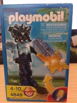 PLAYMOBIL 4849 Temple Guard With Orange Luminous Weapon 661ca for sale online