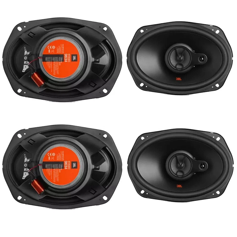 JBL Stage2 420W 6x9" Front Door & Rear Deck Speakers for 2002-2011 Toyota Camry - Image 2 of 4