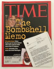 Time Magazine June 3, 2002 The Bombshell Memo Time Magazine June 3, 2002 The Bombshell Memo