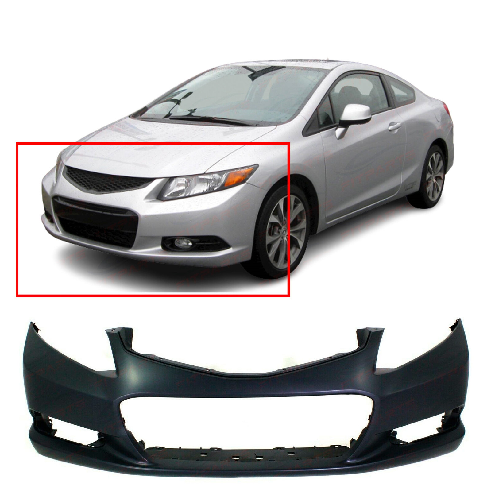 2012 Honda Civic Bumper
