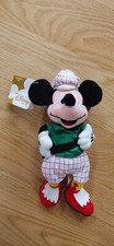 NWT Disney 10" Golfer Mickey Bean Bag Plush