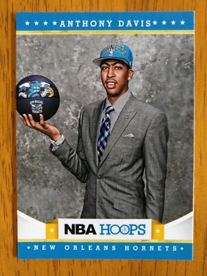 2012-13 Panini NBA Hoops Basketball #275 Anthony Davis Rookie Card RC ...