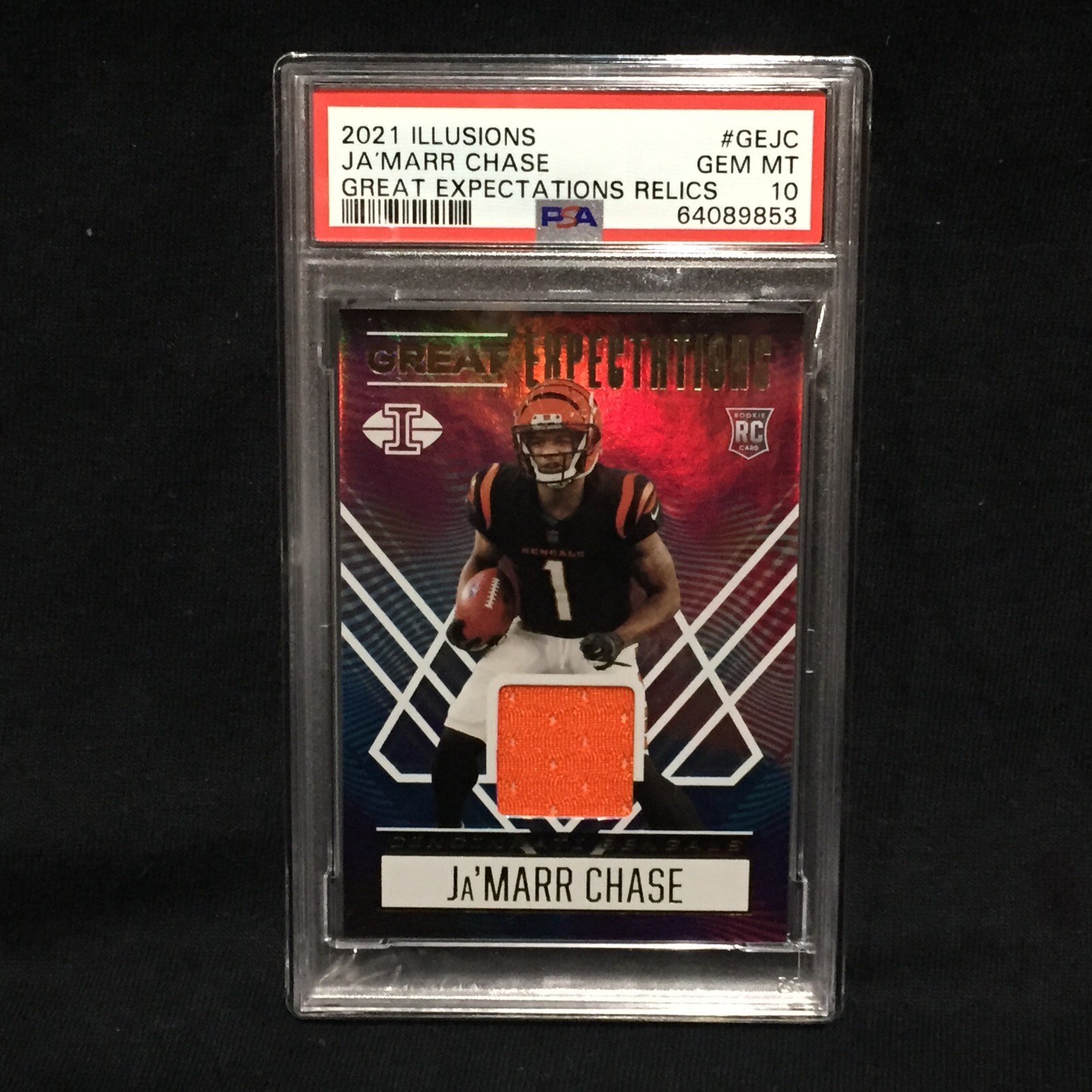 JaMarr Chase Panini Illusions Great Expectations Relics #GEJC Base