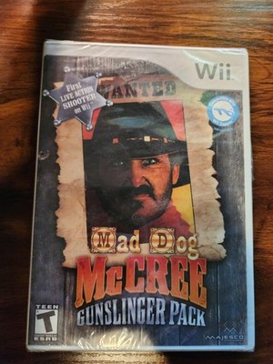 Mad Dog McCree: Gunslinger Pack (Nintendo Wii, 2009) BNIB