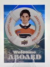 2024-25 Upper Deck Welcome Aboard Jett Luchanko #WA-4