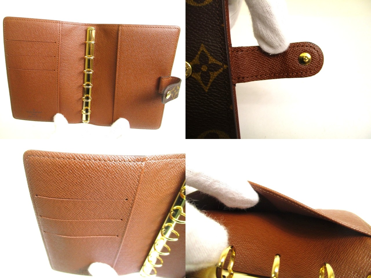 Auth LOUIS VUITTON Monogram Document Holders Smal… - image 8