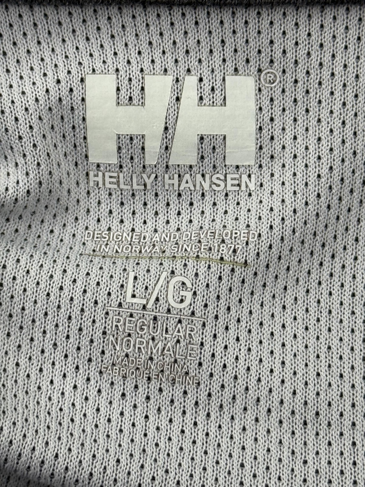 Helly Hansen Pullover Mens Large Gray Quarter Zip… - image 3