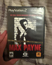 Rockstar Max Payne (Sony PlayStation 2 PS2) Shooter M w/ Case, Manual