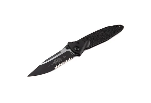 Microtech Knives SOCOM Elite 160-2 T Black Aluminum M390 Stainless Pocket Knife