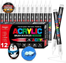 Acrylmarker Set Wasserfest Für Stein Glas Ho...