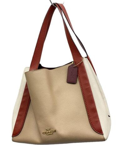 Coach Hadley Hobo All Leather Shoulder Bag in White Colorblock