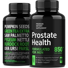Prostate Health Dietary Supplement - Saw Palmetto Extract for Urinary Flow.