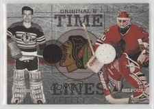 2003-04 Original Six Chicago Blackhawks Memorabilia Frank Brimsek Ed Belfour 0c3