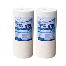 5 Micron Sediment Water Filter 10" x 4.5" BB Whole House Replacement Cartridge