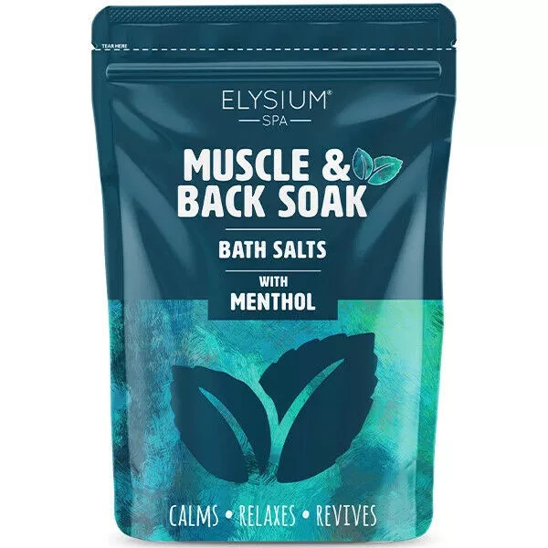 Elysium Muscle & Back Soak Menthol 450g