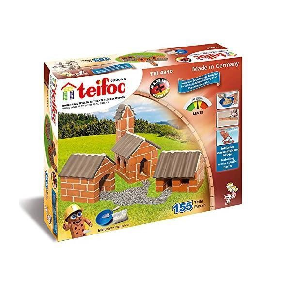 VILLAGGIO da costruire IN MATTONI teifoc CON 155 PEZZI età 7+