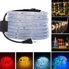 LED Lichtschlauch Lichterschlauch Lichterkette IP65 Innen/Aussen Garten 1m-15m