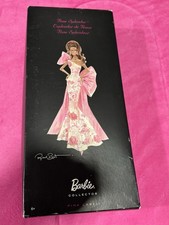 Barbie Avon Collector Pink Label Rose Splendor Fashion Doll Brown Hair