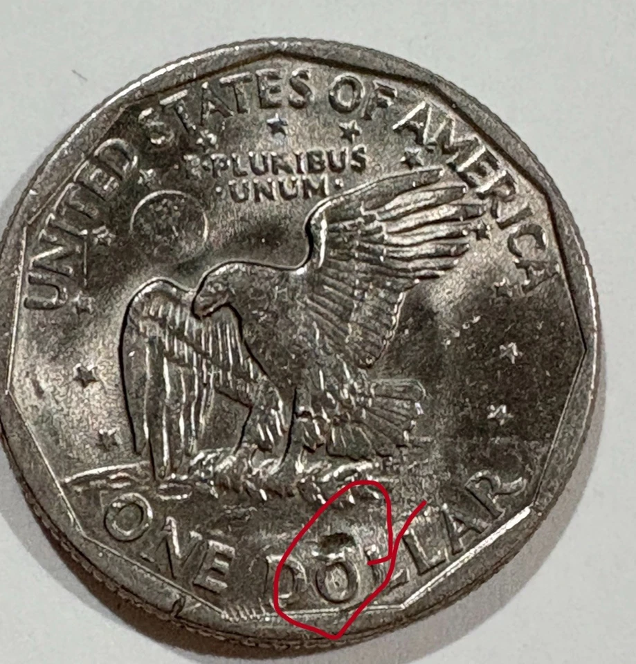 🔥1979 Raro dólar Susan B Anthony FG moneda de error! Único en su clase🔥¡Imprescindible!🔥 Foto 2 de 4