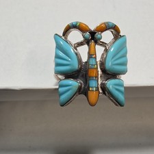 JTV S  Türkis & Opal Inlay 925 SS Schmetterl...