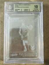 Giannis Antetokounmpo 2020-21 Panini Absolute Glass BGS 10 PRISTINE #5