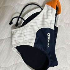 arena competitive swimsuit white/navy/orange