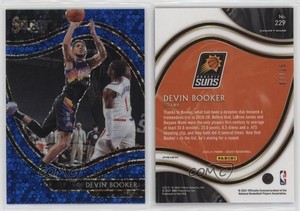 2020-21 Panini Select Courtside Blue Disco Prizm /25 Devin Booker #229