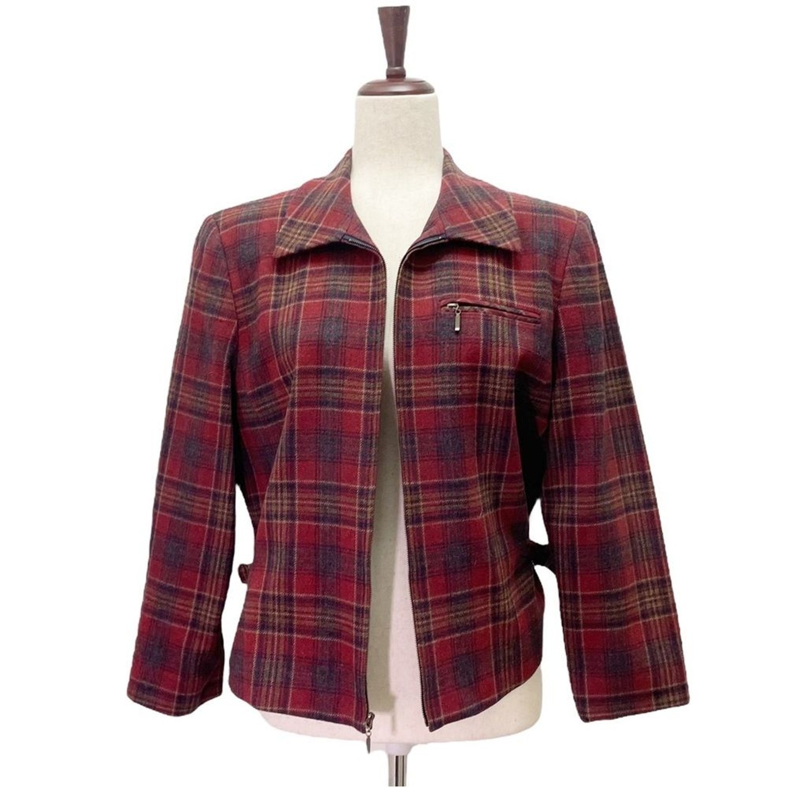 Pendleton Knockabouts Virgin Wool Zip Front Jacke… - image 16