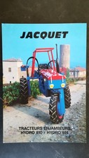 BROCHURE TRACTEUR enjambeur Jacquet